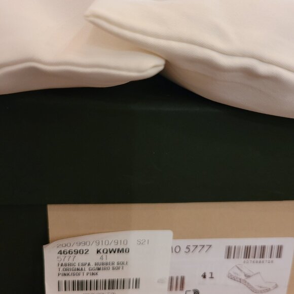 Gucci GG Canvas and Leather Pink Espadrilles Size 41 - Picture 8 of 14